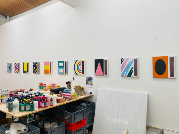 Thomas Wachholz, Studio view, 2022