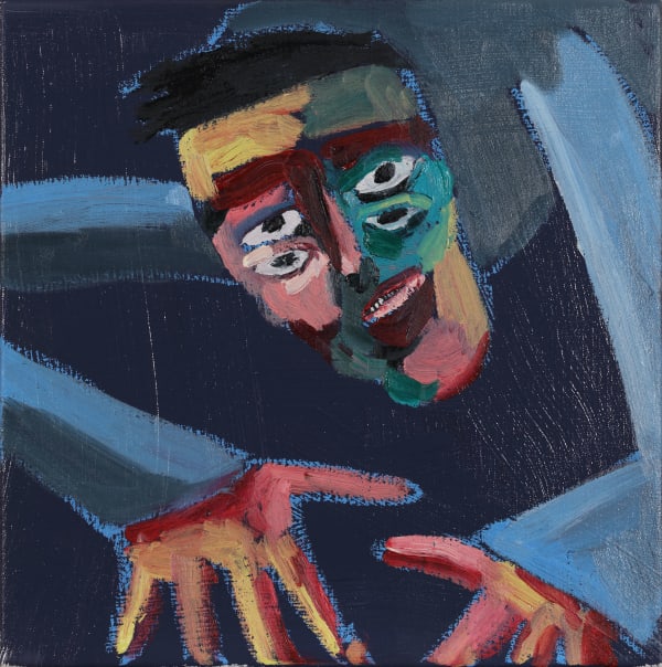 Dominique Cheminais Mr K Study, 2022 35 x 35 cm Oil on canvas