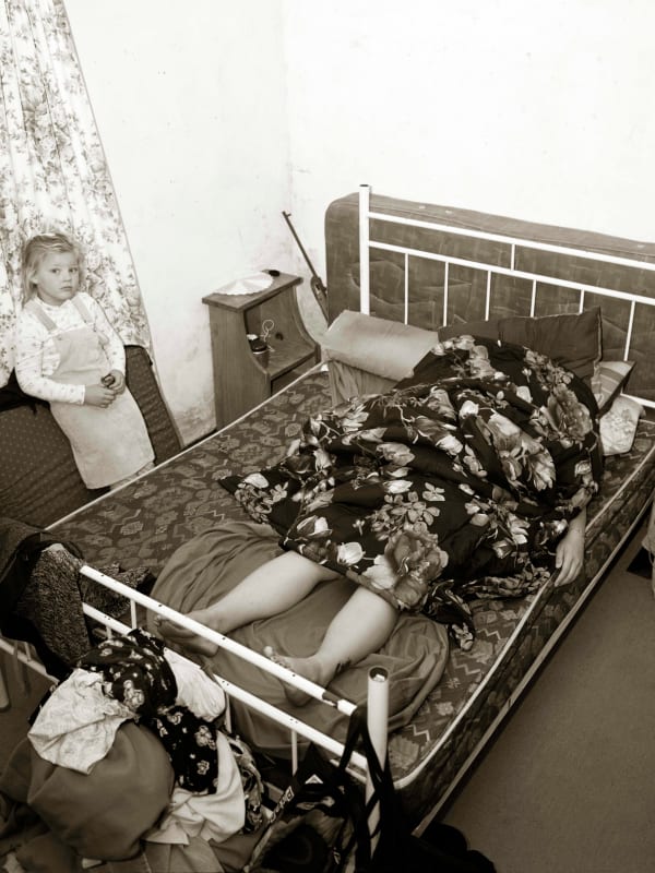 Johno Mellish, Woman and Child, 2022