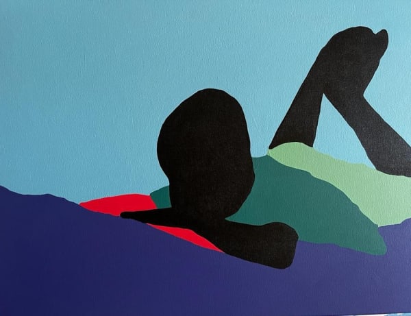 Zanele Montle Asikhathalele abafana, 2023 74 x 59 cm Acrylic on canvas