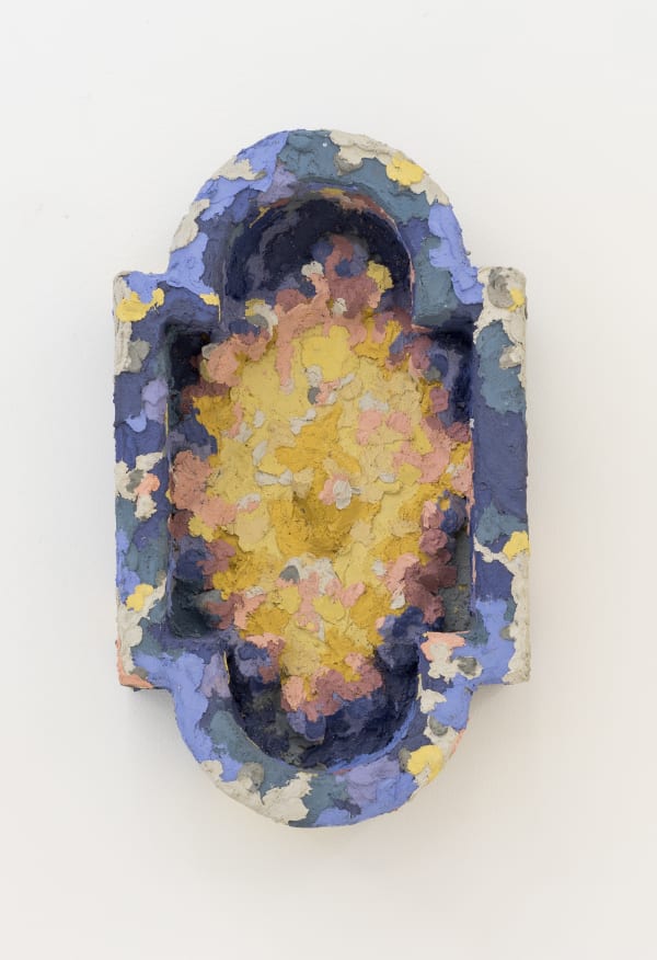 Edoardo Piermattei Patroni, 2017 Colored concrete on wood 61 x 37 x 14 cm