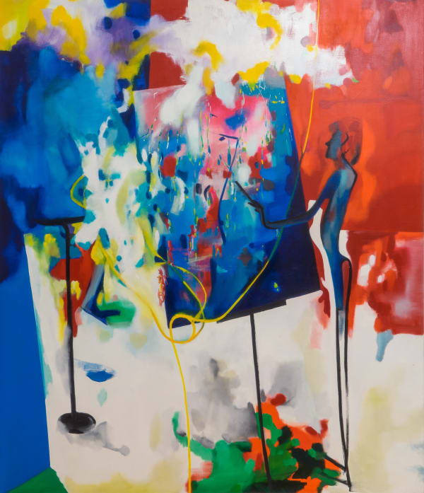 Marco Cingolani, San Luca cerca di dipingere, 1999