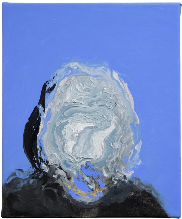 Maggi Hambling The Widow, 2018 oil paint on canvas 30.5 x 25.5 cm