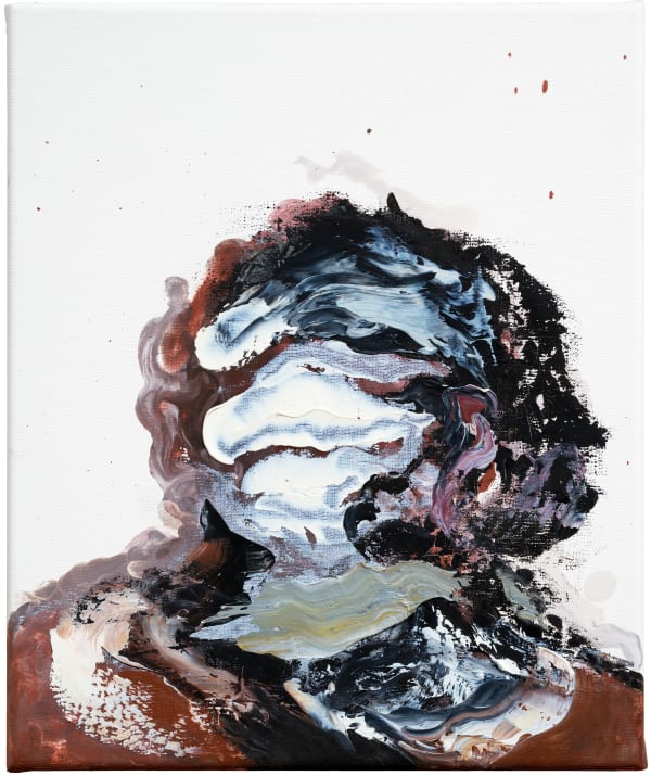 Maggi Hambling Cheeky, 2018 oil paint on canvas 30.5 x 25.5 cm