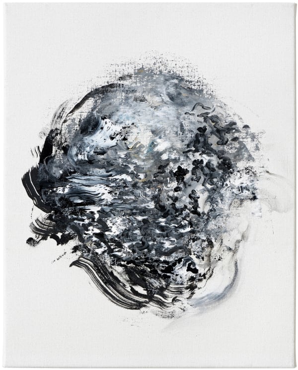 Maggi Hambling Time Passing, 2021 oil paint on canvas 50 x 40 cm