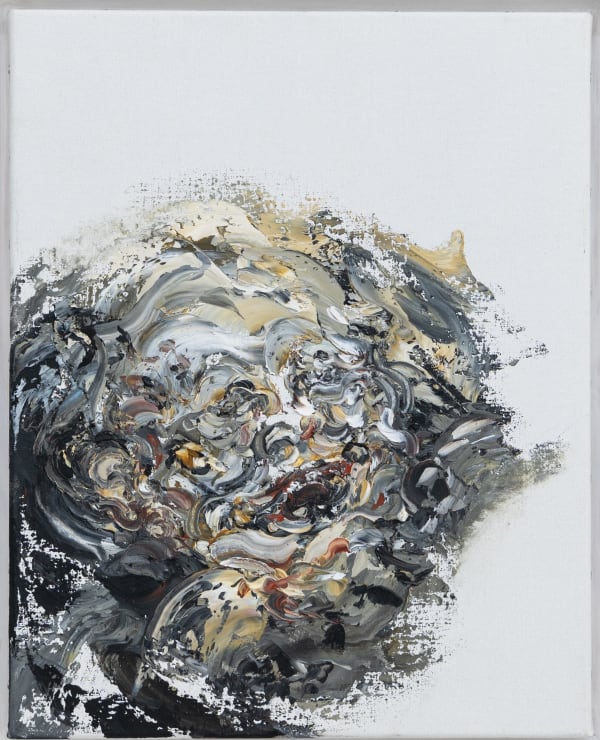 Maggi Hambling Last Laugh, 2021 oil paint on canvas 50 x 40 cm