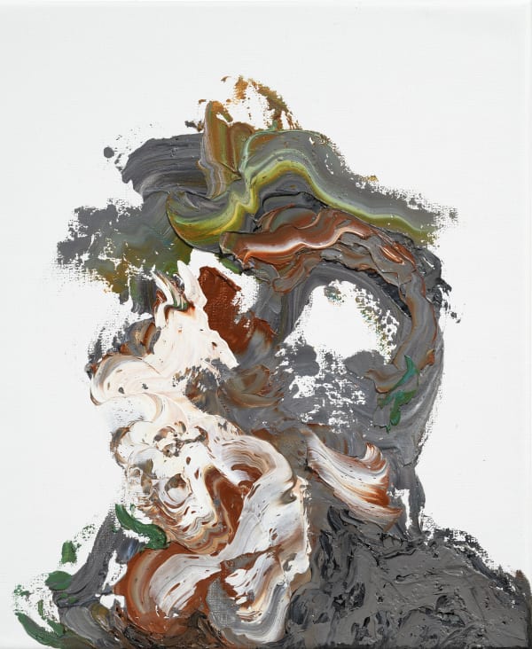 Maggi Hambling Winter, 2018 oil paint on canvas 30.5 x 25.5 cm