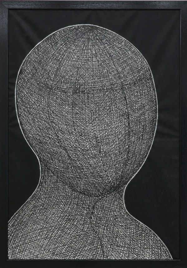 Klaus Rinke Man in the net, 2016 Oil on canvas 200 x 145 cm