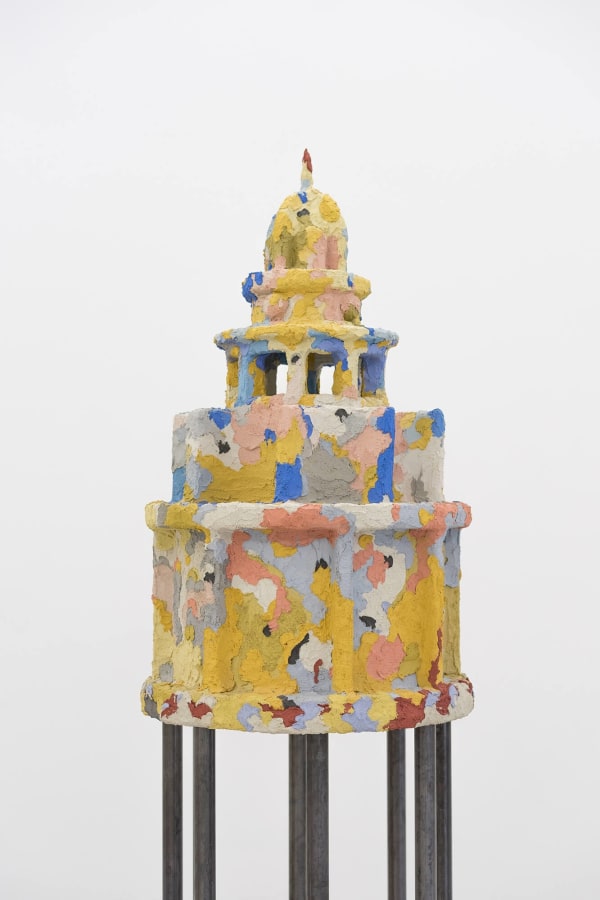 Edoardo Piermattei Patroni, 2017 Colored concrete on wood 89 x 49 cm