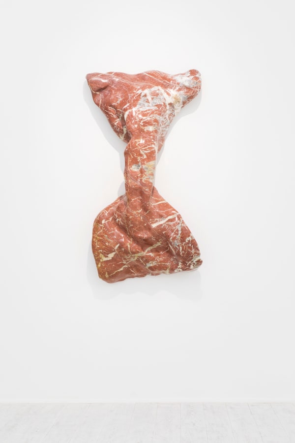 Lynda Benglis Untitled (Torsos), 2015-2016 Red of France marble 139 x 76 x 20 cm