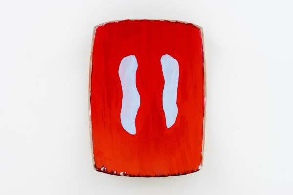 Ron Gorchov Hypatia, 2014 Oil on linen 44 x 34 x 13.5 cm