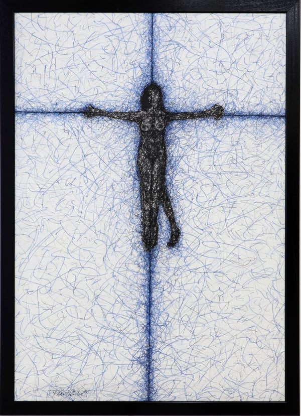 Klaus Rinke He, in his reincarnation of the feminine, 2016 Oil on canvas 200 x 145 cm