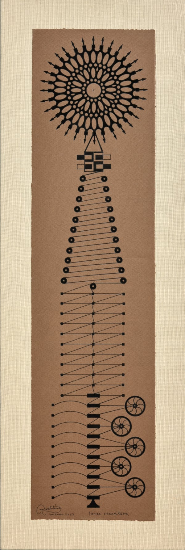 Carlos Estévez, Torre receptora (Receiving tower), 2023