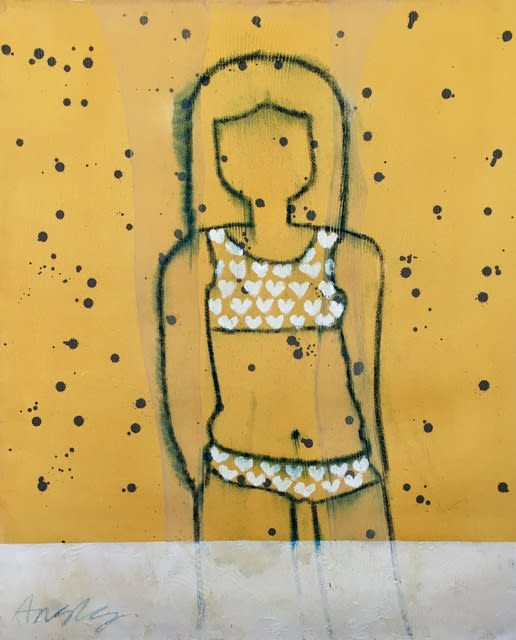 Ania Gonzalez, Bather Series No. 19 (Yellow), 2017