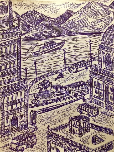 Damian Valdes Dilla, Cityscape No. 6, ca. 2017