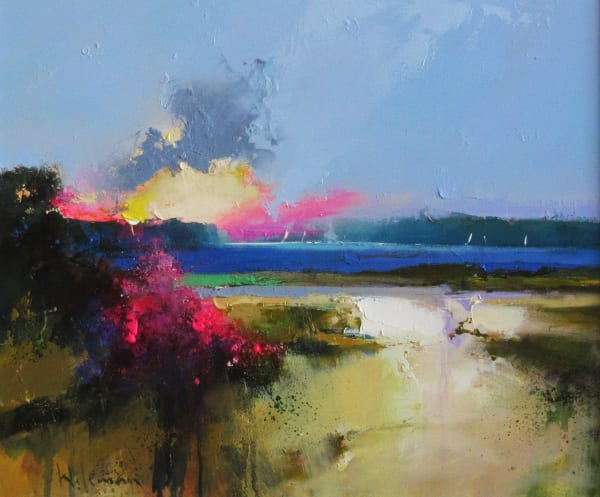 Peter Wileman FROI RSMA FRSA A Moment to Listen Oil on canvas 20 x 24 "