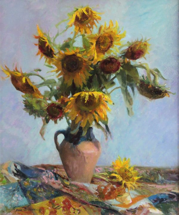 René Snyman, Jug of Sunflowers