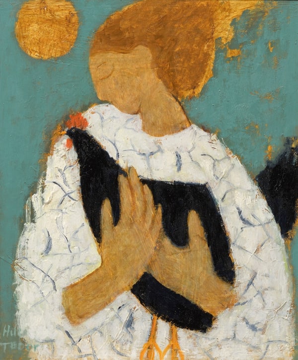 Helen Tabor Valentina, 2022 Oil on board 12 X 10 "