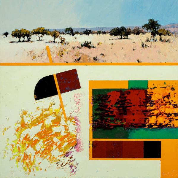 Jaco Roux Soutpansberg III Oil on canvas 49 x 49 "