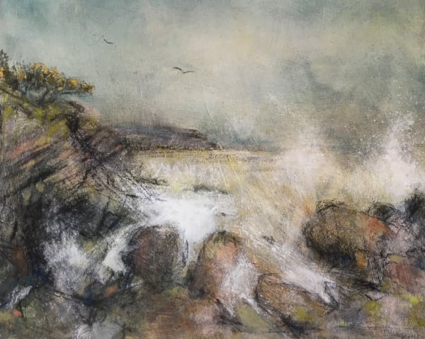 Katrina Wallis-King PS Spring Surf Pastel 11 x 13 "