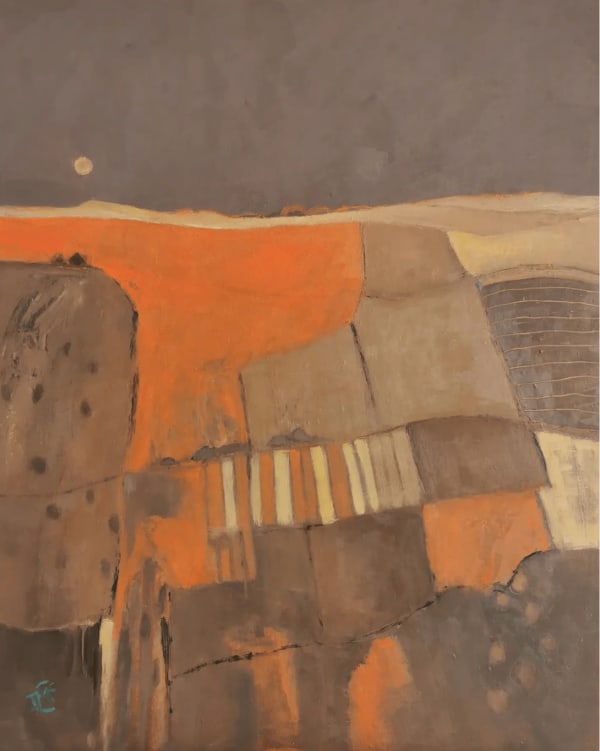 Irene McCann Autumn, Drumdurno Steading, Pitcaple, Aberdeen Oil on board 24 x 20 "