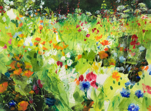 Jenny Matthews RSW Midsummer Theme Watercolour 22 x 30 "