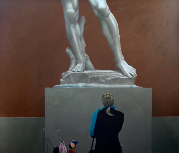 David Gleeson RI, David in the V&A