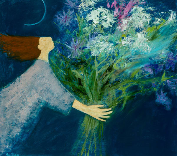 Helen Tabor Midsummer Oil on board 31 x 35 "
