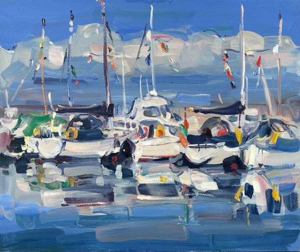 James Fullarton Gala Day Oil on linen 30 x 36 " 76.2 x 91.4 cm