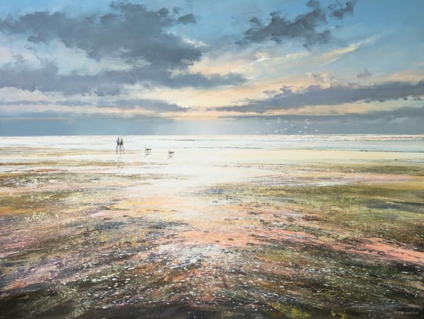 Michael Sanders Low Sun Acrylic on canvas 30 x 39 "