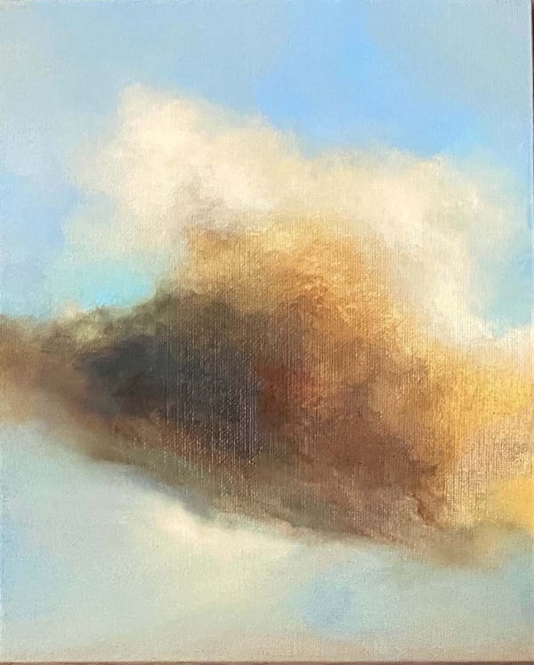 Jessie Oliver Early Autumn I Oil on board 10 x 8 "