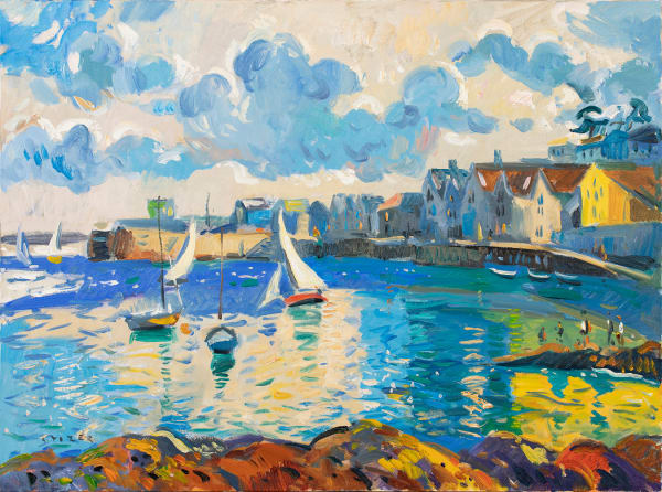Andrew Tozer St. Mawes Afternoon, 2022 Oil on canvas 24 x 31 "