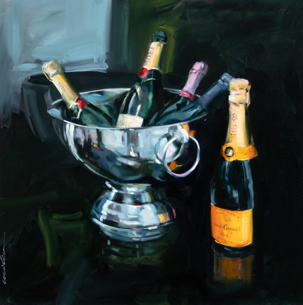 Cecilia Cardiff The Vault Oil 32 x 32 "