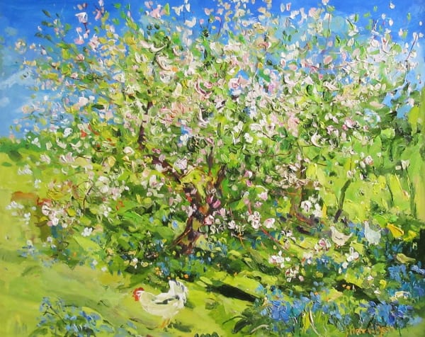 James Harrigan Ruth's Apple Tree Oil on board 24 x 30 "