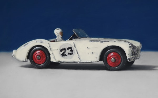 Ian Rawling PS Austin Healey Soft Pastel and pastel pencil 12 x 20 "