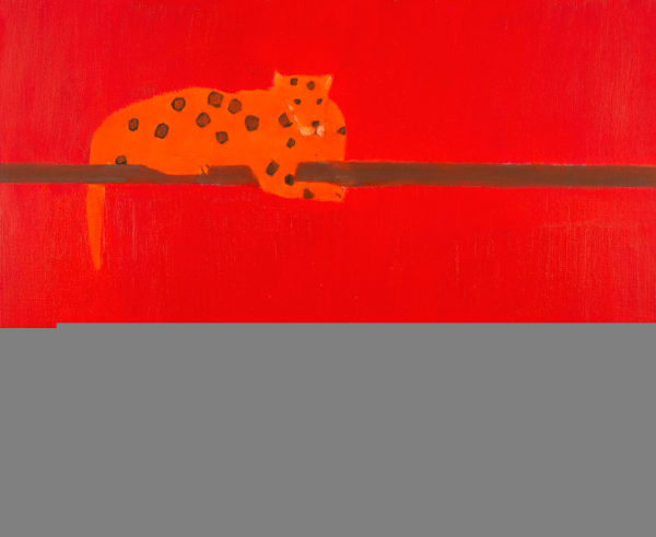 Andrew Squire Jaguar Oil 20 x 24 "