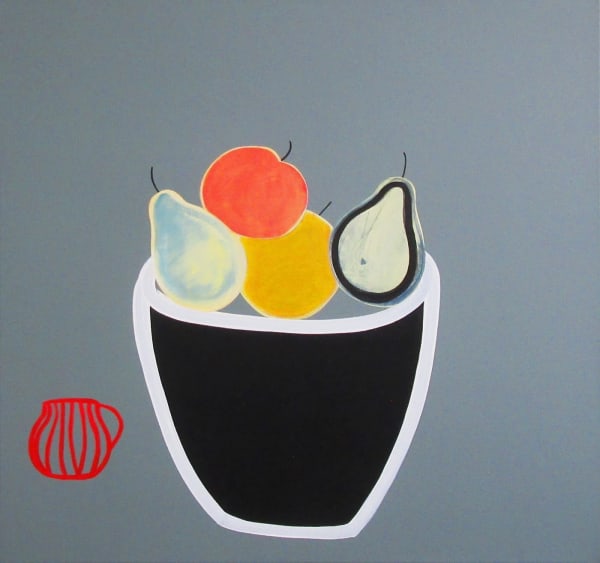 Jessica Cooper RWA Some Colour for You When the Days are Dark Acrylic on canvas 30 x 32 "