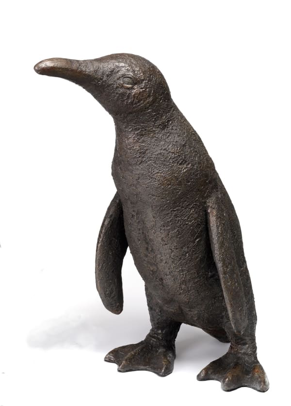 Angela Hunter Penguin No 3 (Edition 15/15) Resin bronze 20 x 15 x 15 "