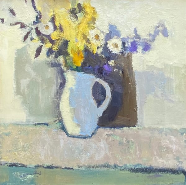 Michael G. Clark PAI RSW Flowers for Sarah Oil on linen 30" x 30"