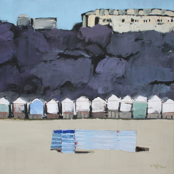 Mhairi McGregor RSW West Cliff, Bournemouth, 2021 Oil on canvas 27 x 27 "