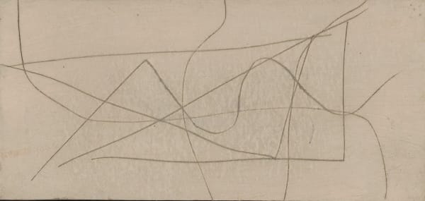 Michael Canney (1923-1999) Casole d'elsa I Mixed Media 3 x 6 "