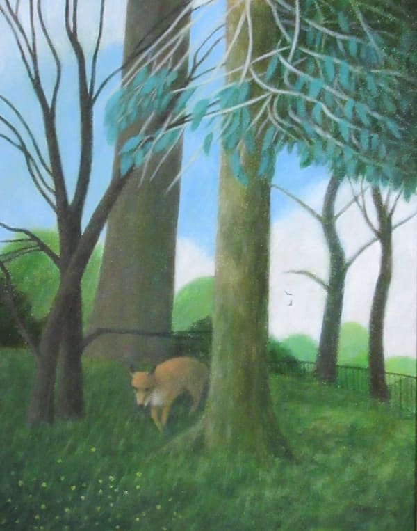 James Tweedie RGI Fleeting Oil on canvas board 20 x 16 "