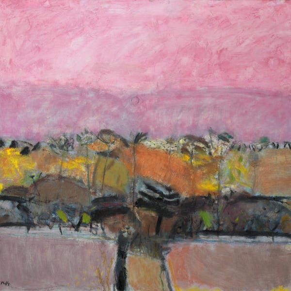 Sandy Murphy RSW RGI PAI Autumn Dusk Oil on linen 39.0 x 39.0 in ; 99.06 x 99.06 cm