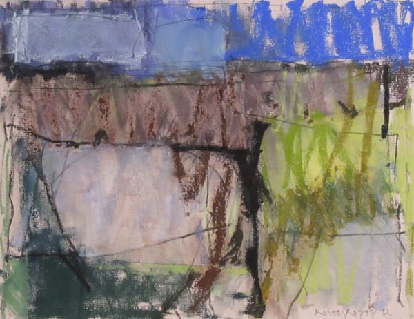 Keith Roper PS Wold Top, Nettleton Soft/oil pastel 11 x 15 "