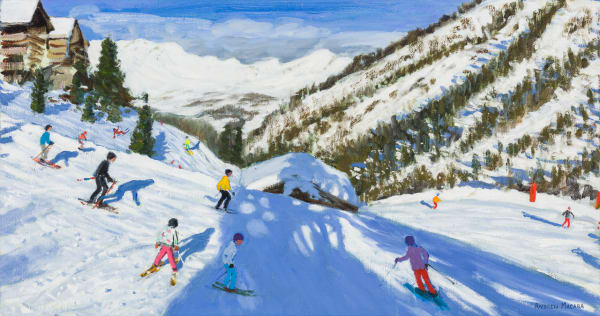 Andrew Macara RBA NEAC, Skiers, Tignes, France