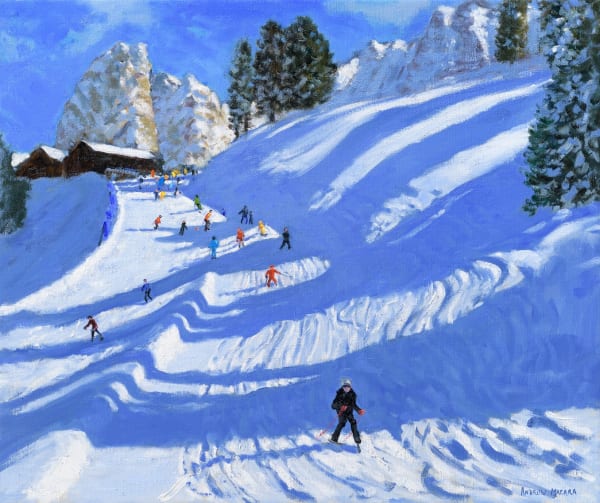Andrew Macara RBA NEAC Sun and Shadows, Kitzbuhel Oil on canvas 20 x 24 "