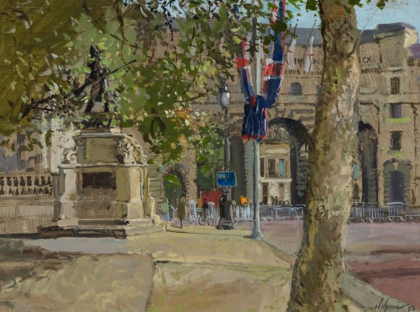 Nick Grove ARSMA, Outside the Mall Galleries