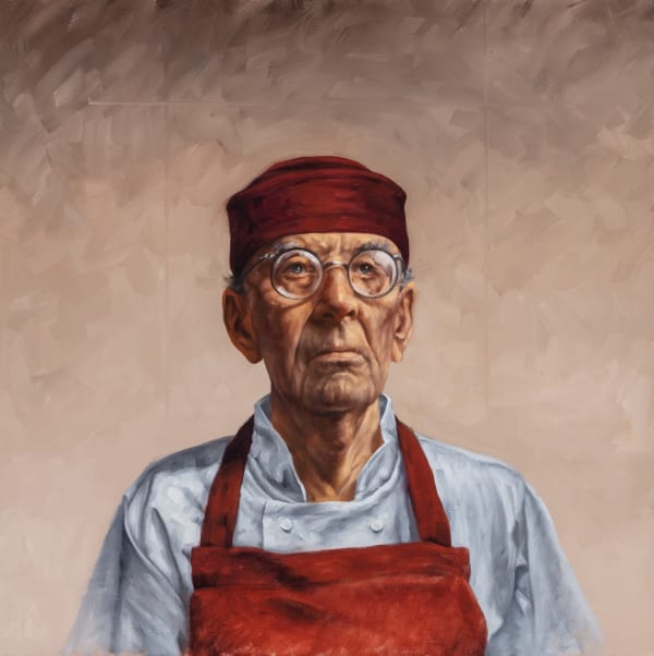 Graeme Wilcox The Porter Oil 23.5 x 23.5 "