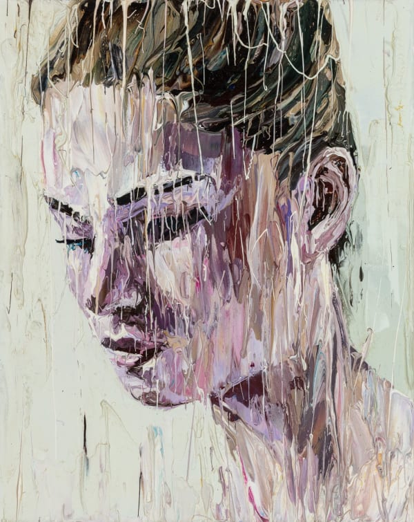 Carl Melegari Brianna Oil on canvas 10 x 8 "