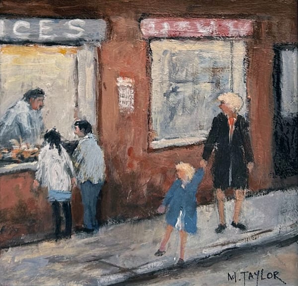 Malcolm Taylor Aw, Just One Mum Mixed media 9.5 x 9.5 "